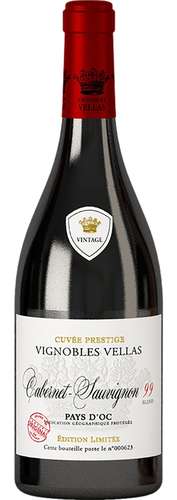 Vignobles Vellas, Pays d'Oc IGP Cabernet Sauvignon, Blend 99