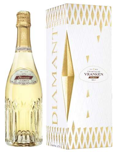 Champagne Vranken, Champagne AC Cuvée Diamant Blanc de Blancs in luxe giftbox